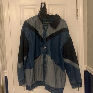 Wild Fable 90s style Colorblock Jean Jacket